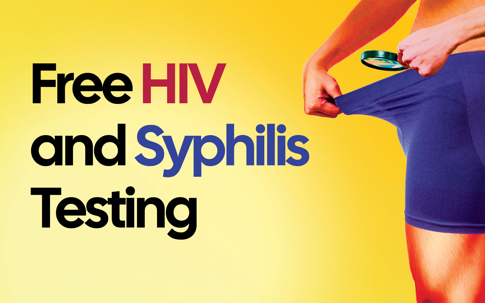 Free HIV & Syphilis Testing Banner - AHF Vietnam Wellness Center Campaign Banner - EN